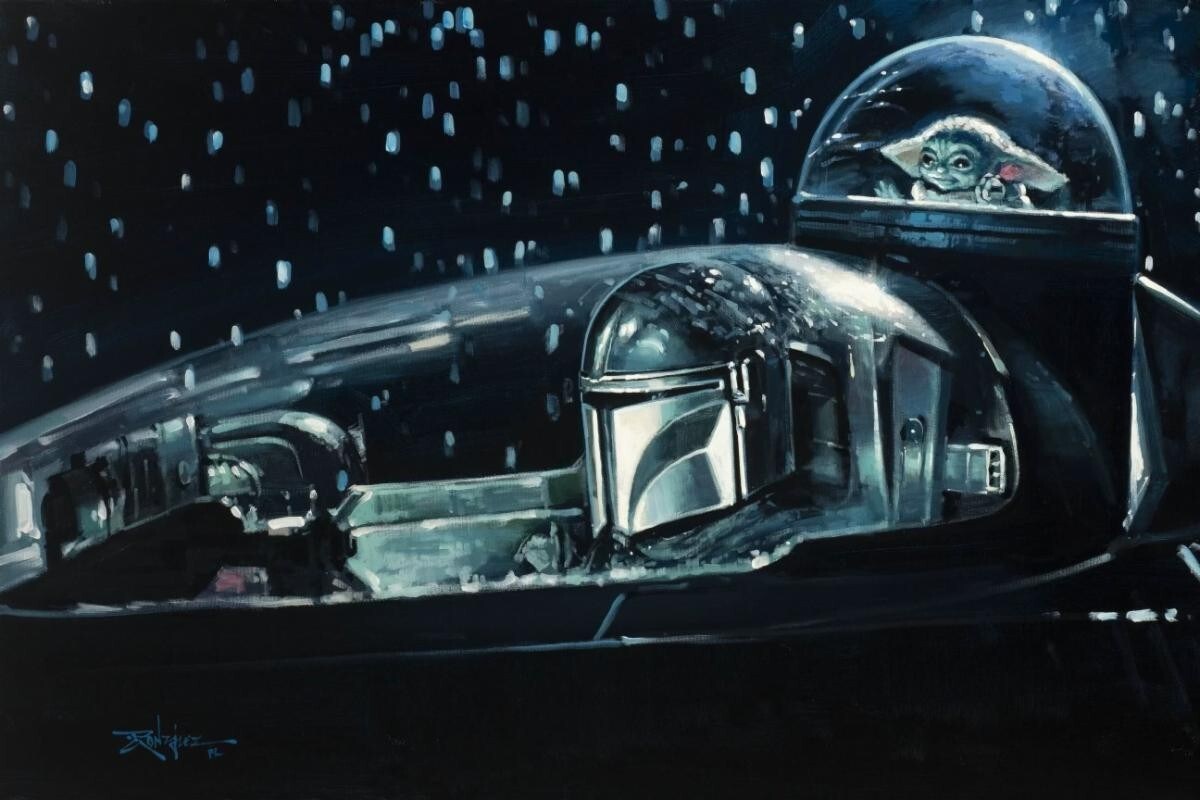 Star Wars Art Partners for Life 16 x 24 LE Canvas by Rodel Gonzalez