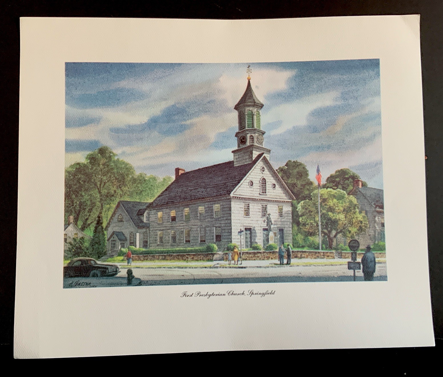 New Jersey Tercentenary Folio Prints 1664-1964 Set Of 6 Historic NJ Sights Mint