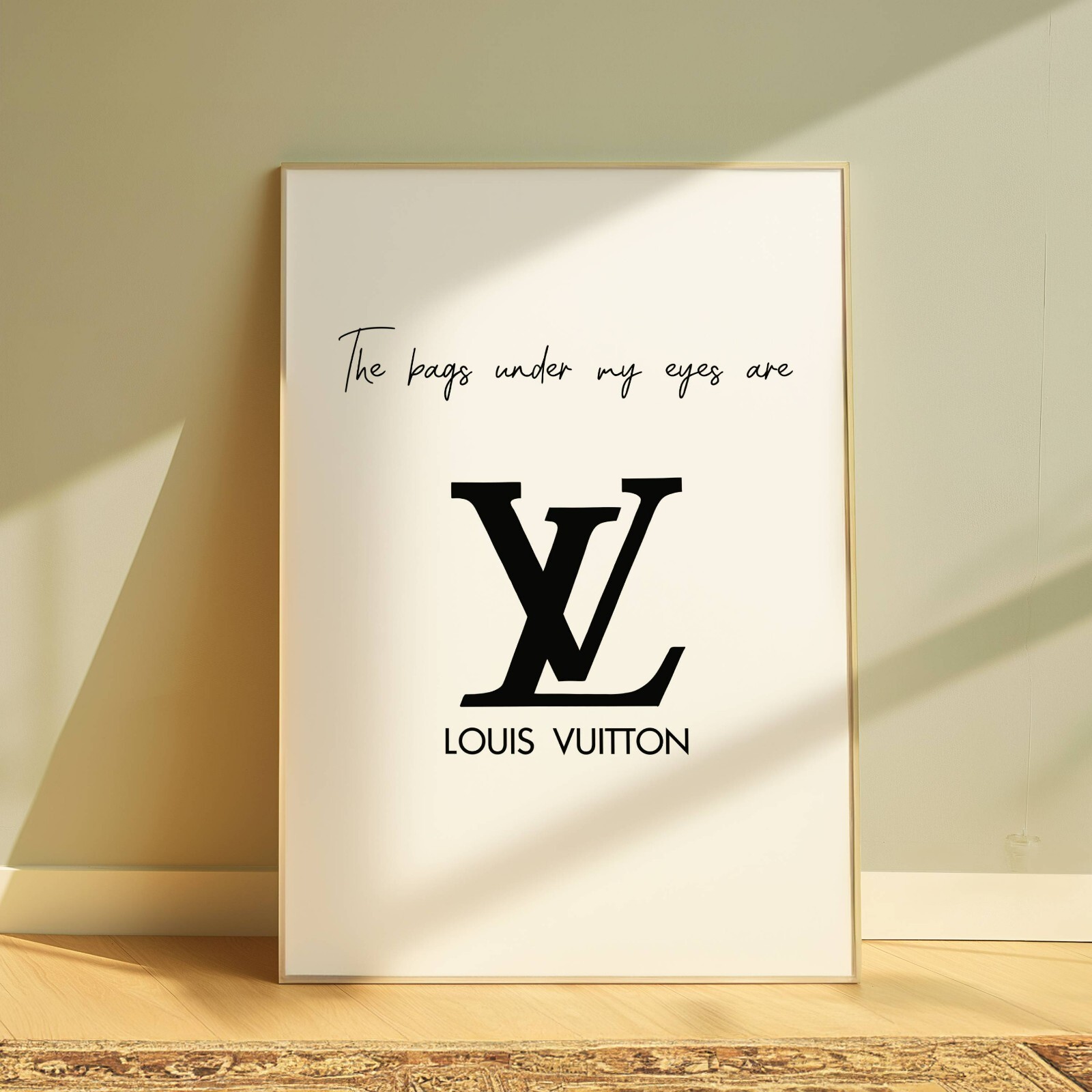 Louis Vuitton Art Minimalist Art PRINT Wall Art Home Decor 8″ x 10″