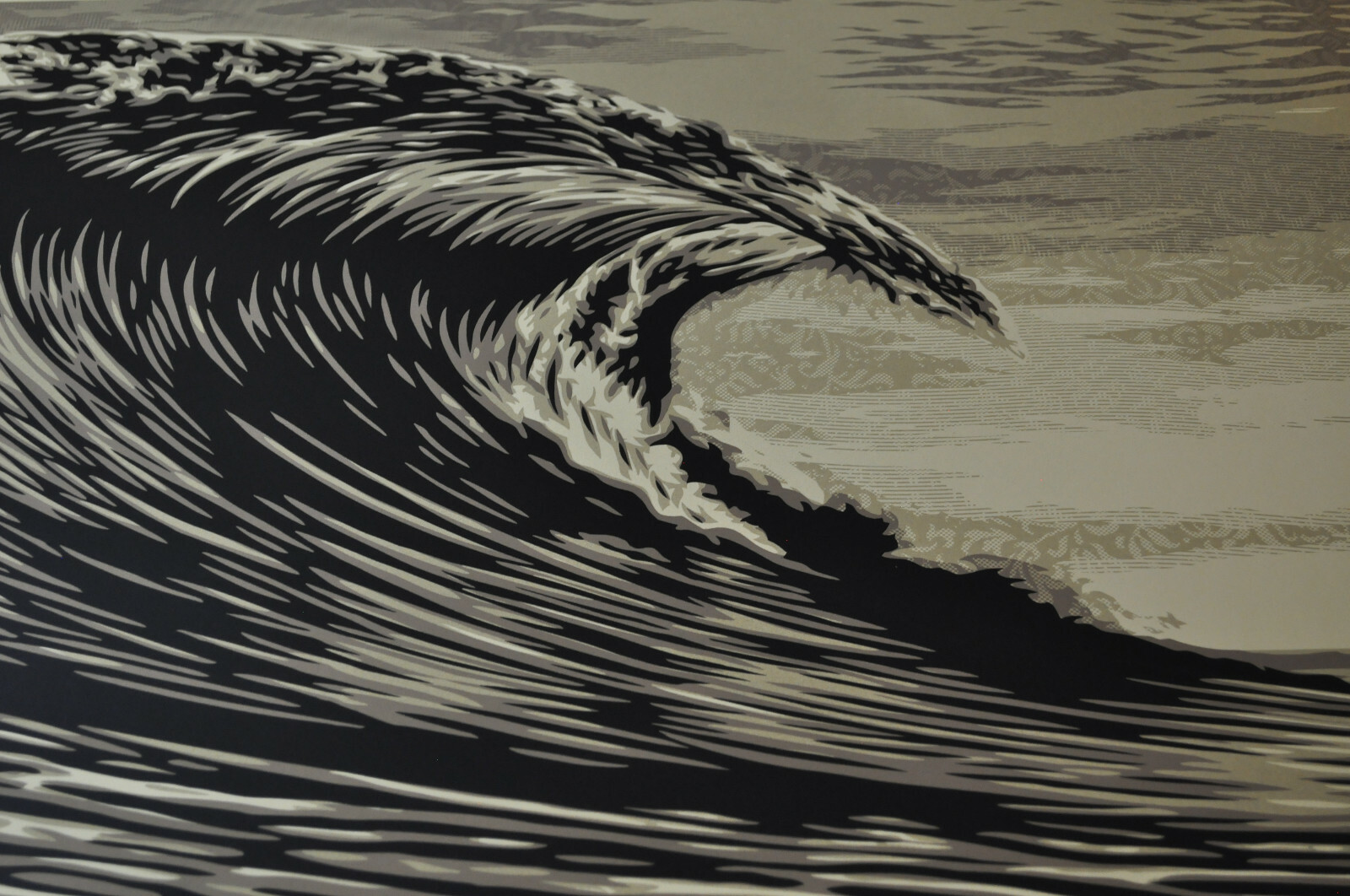 A – Shepard Fairey – Large Format – Slick New Wave – 2014