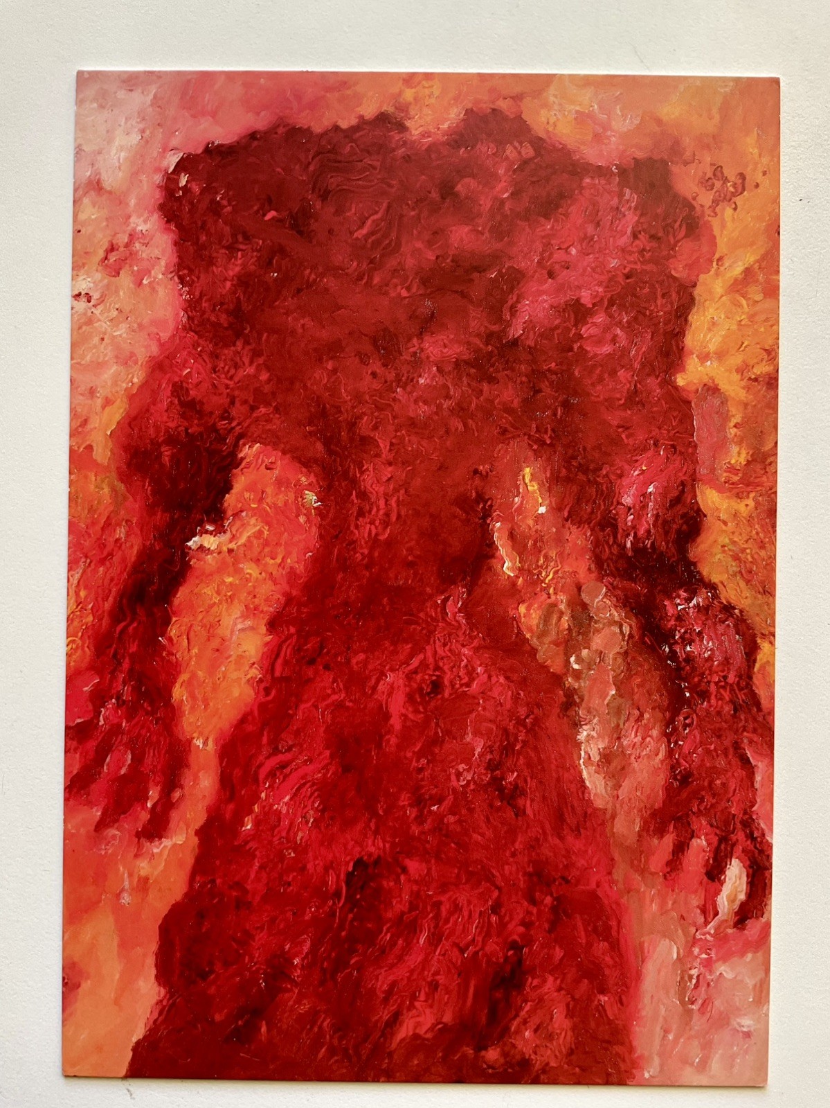 Armando, red robe, 2014, Galerie Schultz Berlin, 21×14.7×0.1cm