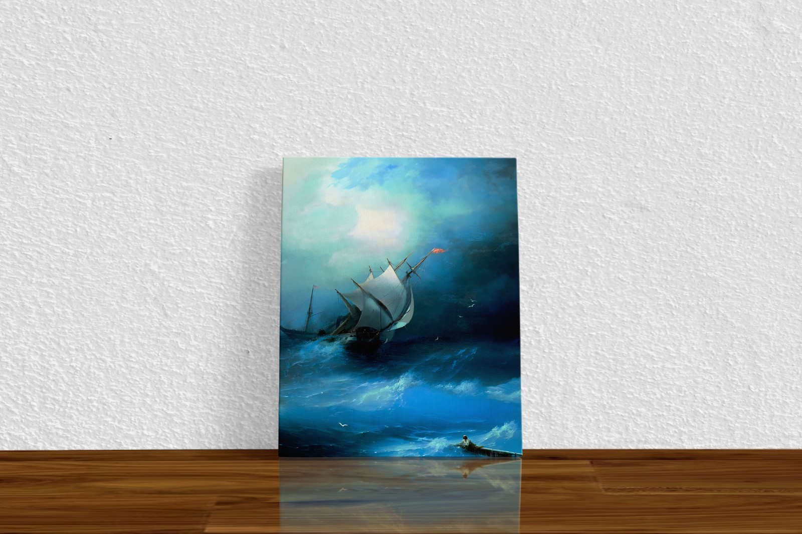 Ivan Aivazovsky”Tempest in the Arctic Ocean ” Canvas Print Wall Art Home Decor