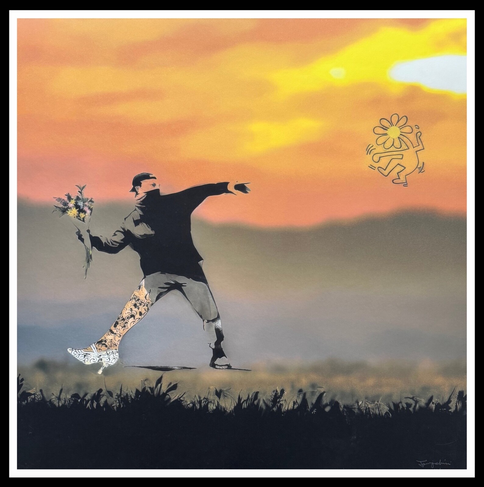 FENZOLINI -“High Heel Dreamer”- Trial -Signed – COA Grafitti Art ON SALE!