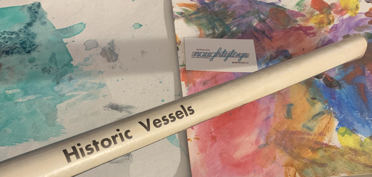 Vtg Historic Vessels Poster (1970’s) by Brown & Bigelow 25″ x 37.5″ Unopened NOS