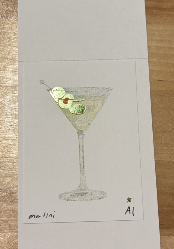 Ana Inciardi Mini Print – Martini SHINY! SUPER RARE