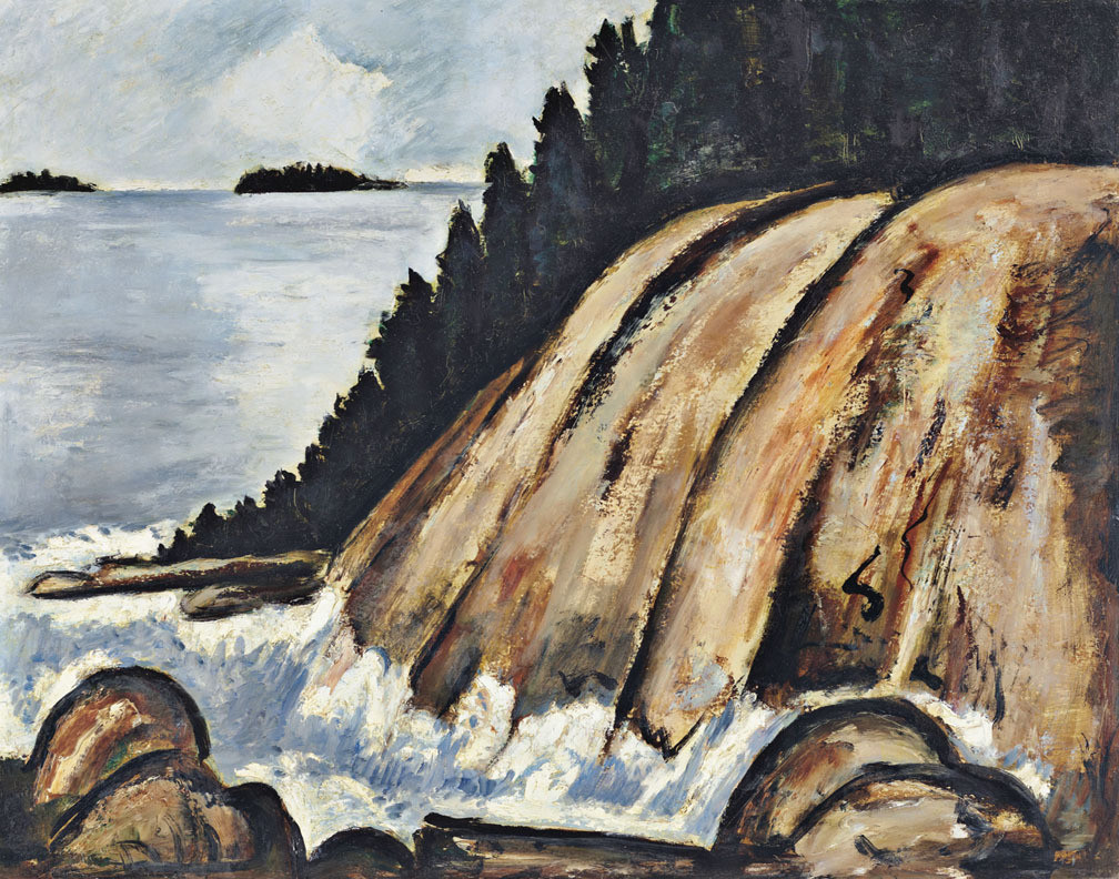 Marsden Hartley Calm After Storm Off Hurricane Island Vinal Haven Maine Canvas