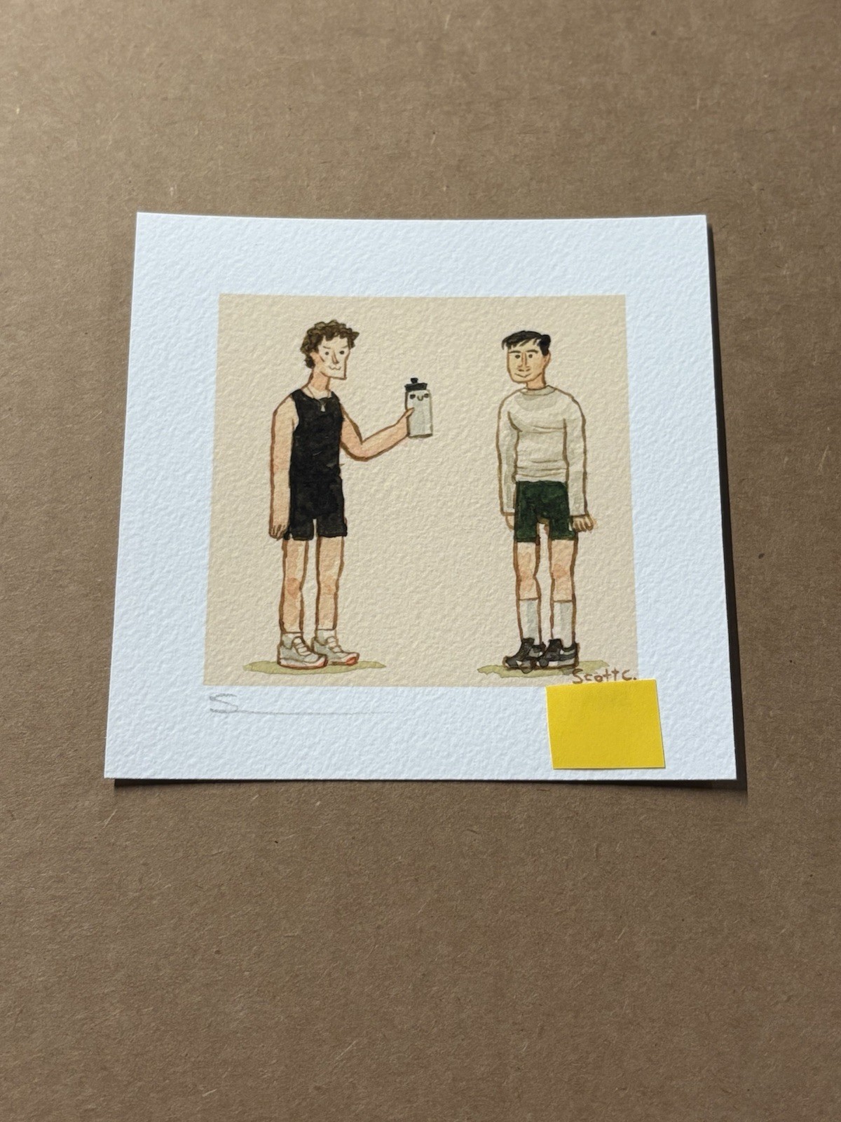 Heated Rivalry Scott C Great Showdowns Hockey TV Series Art Print 5×5 Mint OOP