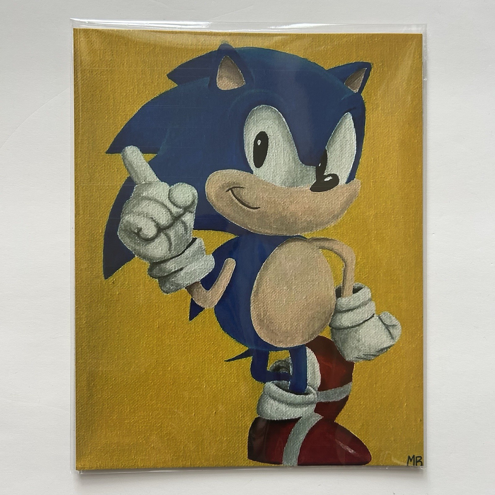 Sonic The Hedgehog Artwork Fanart 8×10 Art Print Limited Edition