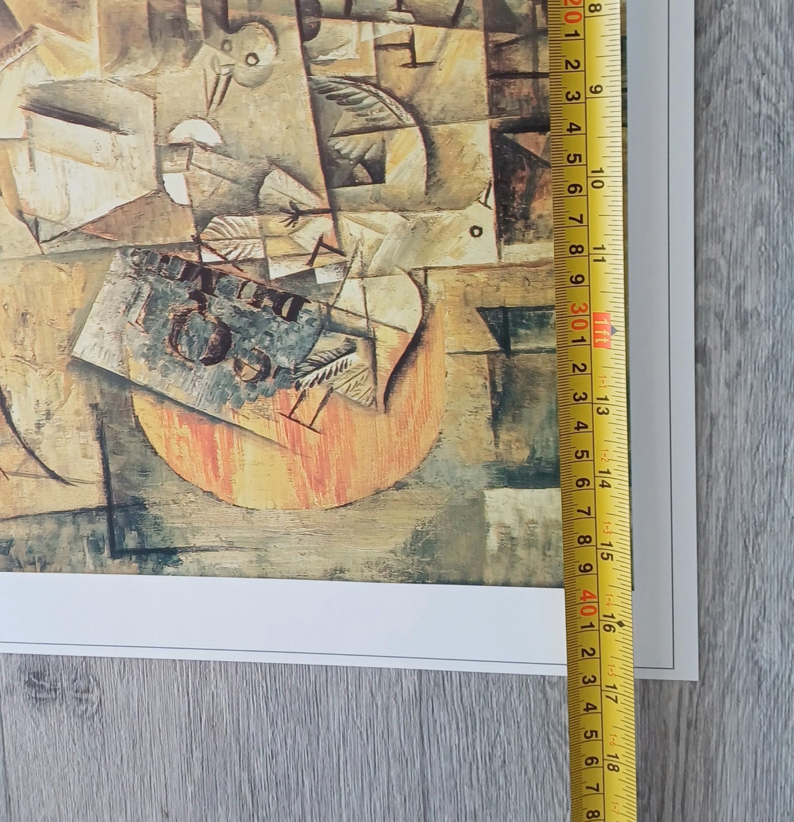 Picasso Still Life 1923 Cubism Abstract Large Print 17 X 12 Inches