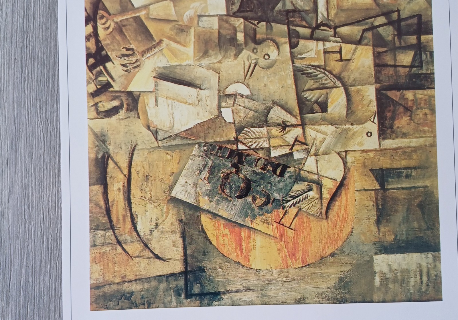 Picasso Still Life 1923 Cubism Abstract Large Print 17 X 12 Inches