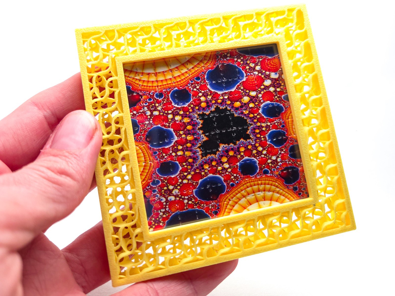 Framed Blotter Art Print – Build Your Own Psychedelic Wall Art – Custom Color