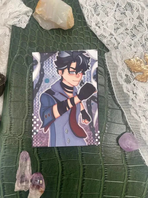 ACEO Edition | Mini Digital Art Print | Wriothesley Genshin Impact Fanart Print