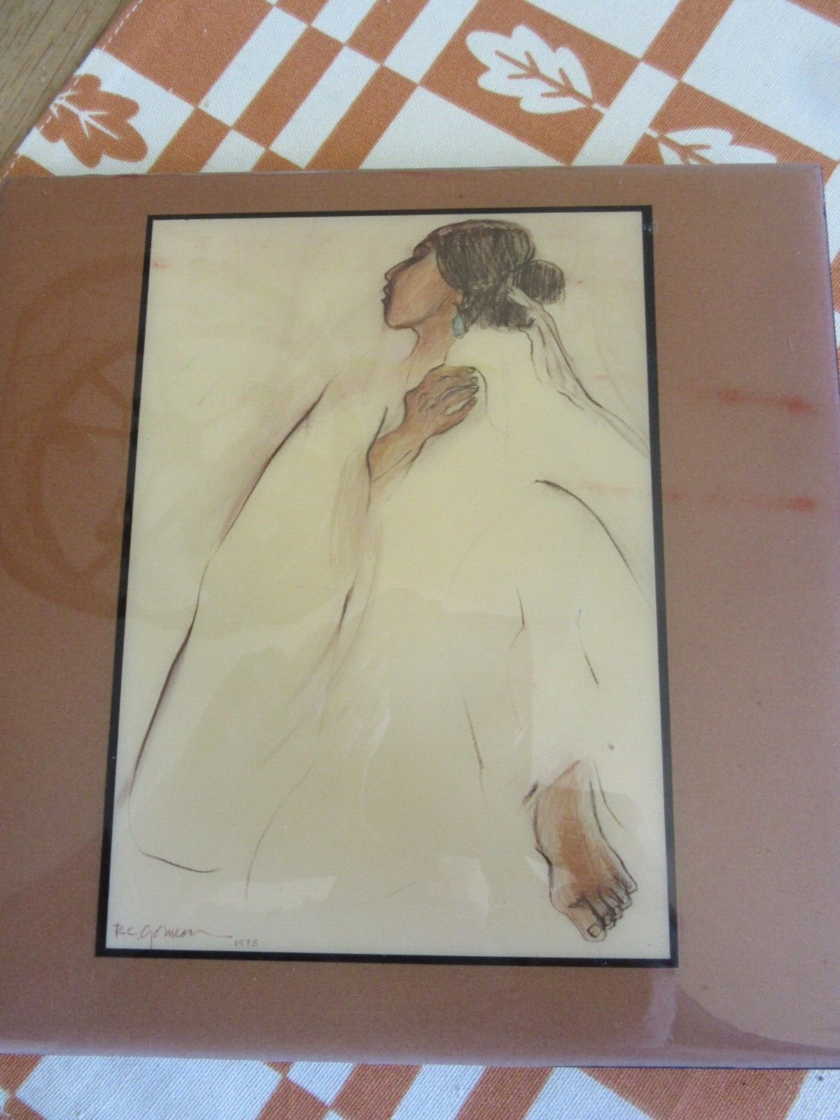 R.C. Gorman Navajo Madonna Ceramic Tile Print