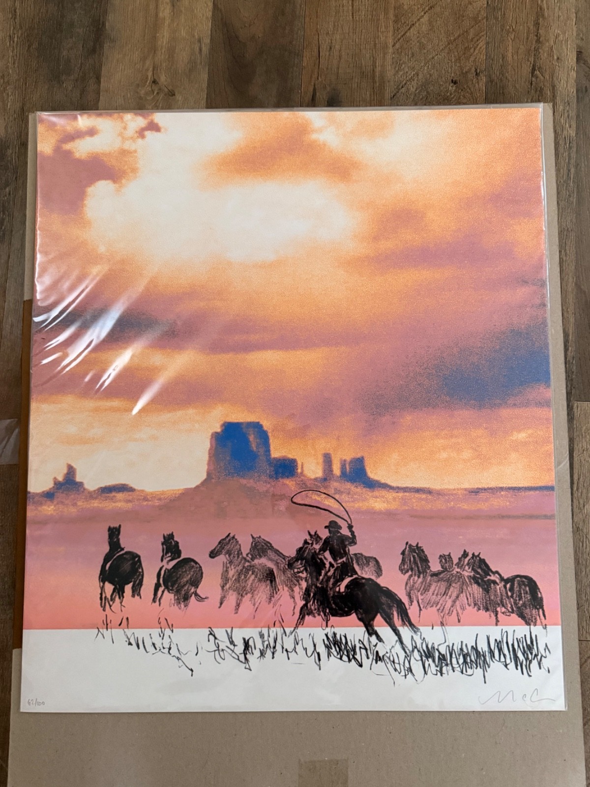 Matt McCormick Till the End 20×24 Signed Print 62/100 NEW