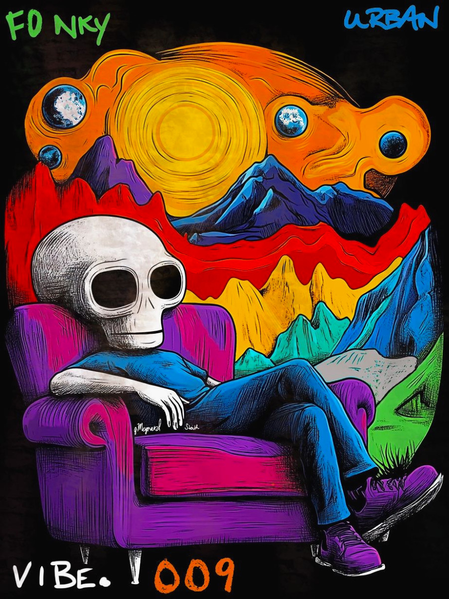 “FUV 009” One-of-A-Kind, Collectible Series, Vibrant, Signed, Original Artwork