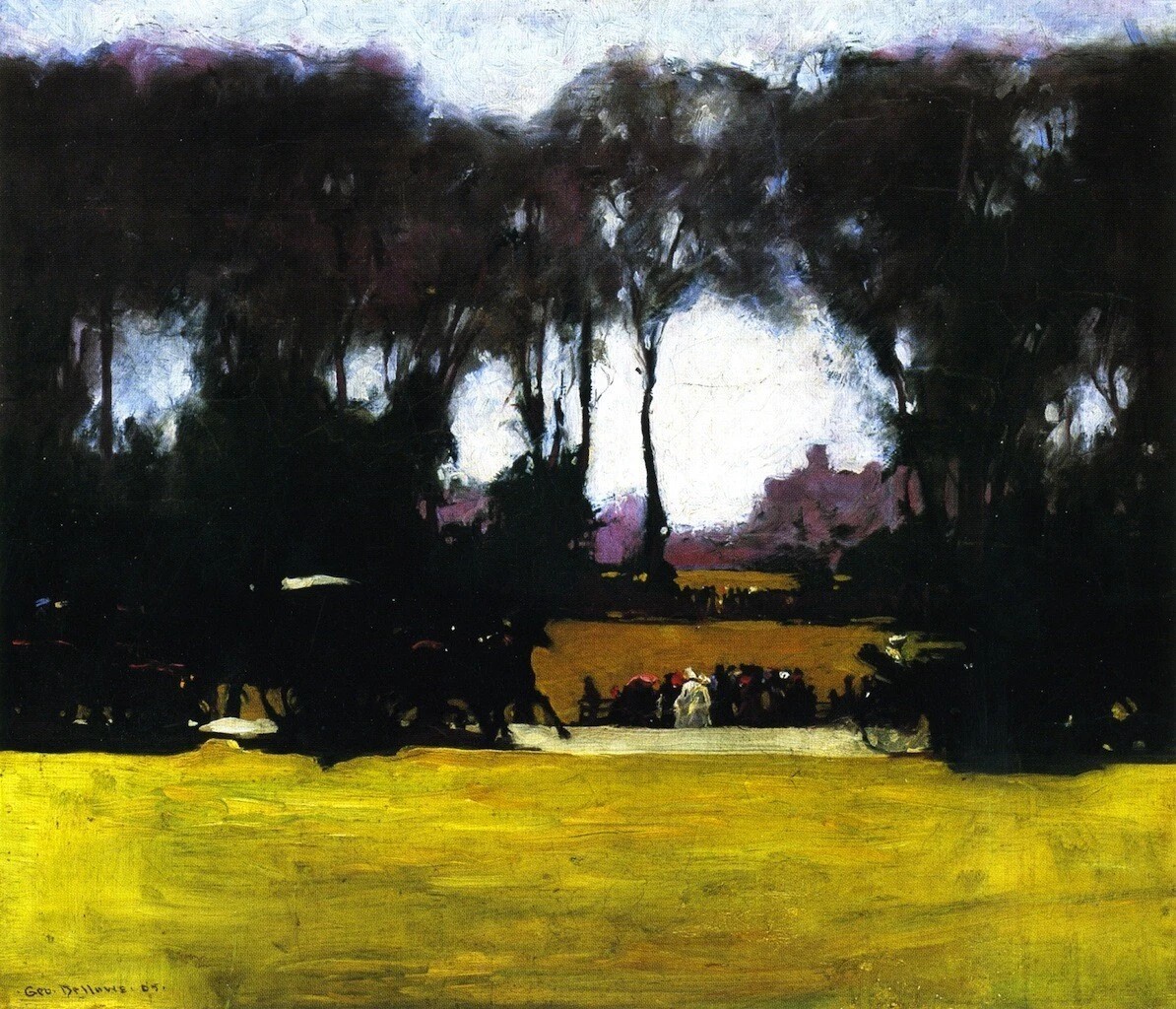 George Bellows – Central Park VINTAGE poster print Home Decor
