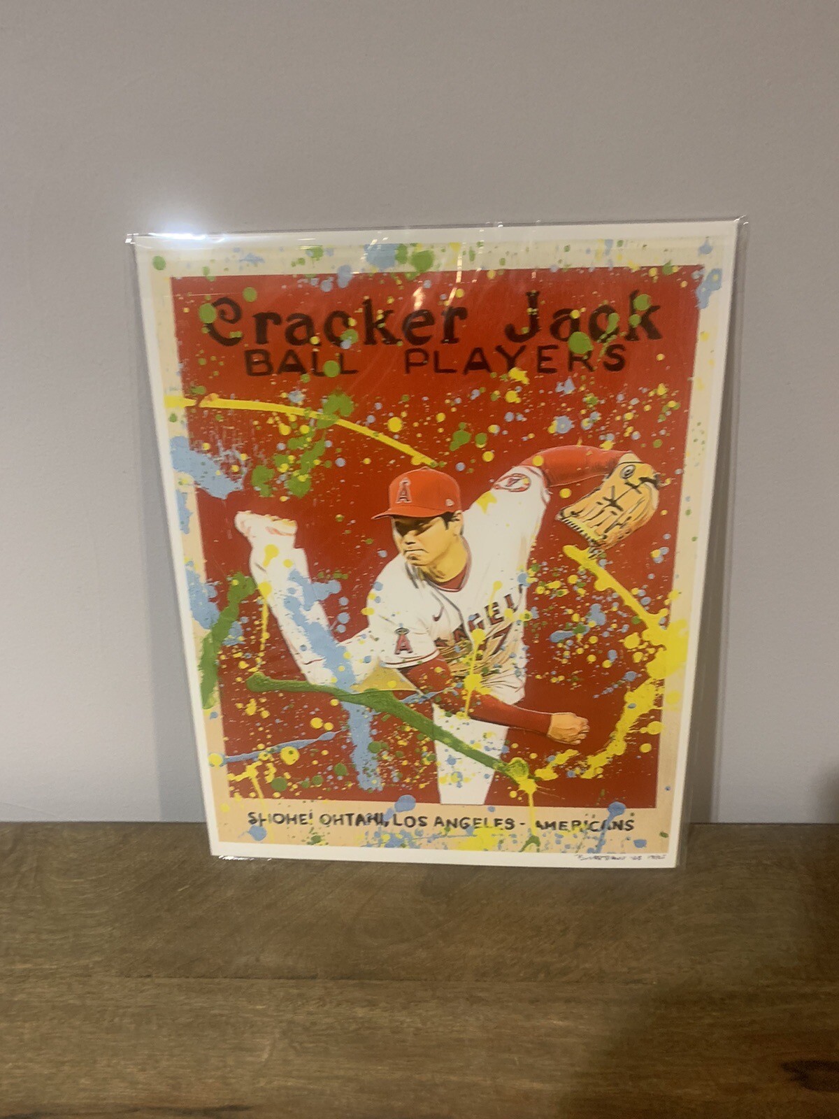 MVP SHOHEI OHTANI 14″ x 11” LIMITED EDITION /25 SSP BRAD DAVIS PRINT