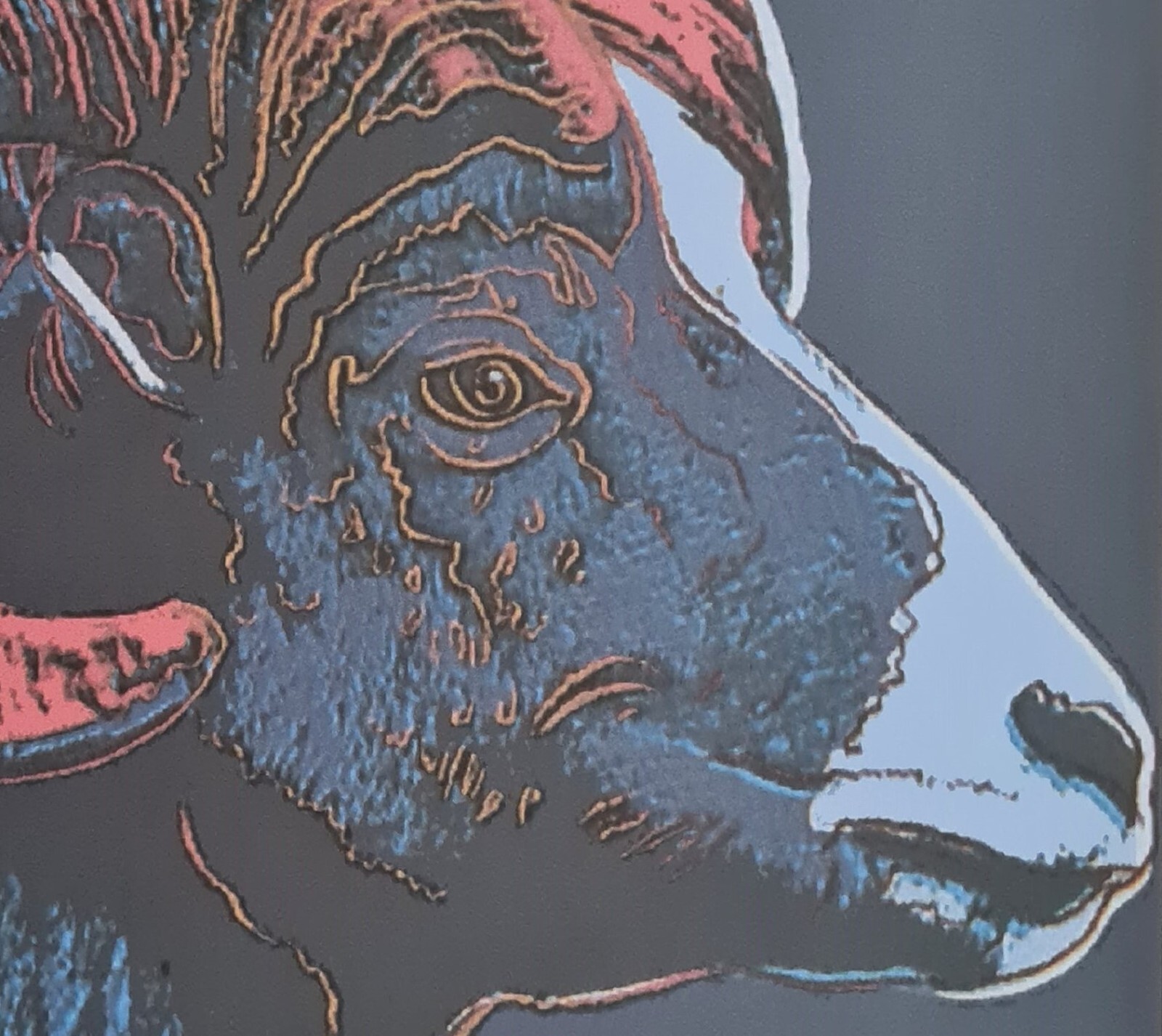 Andy Warhol * Bighorn Ram * 22.4 x 15 in * Signed Lithograph * Limited # 65/100