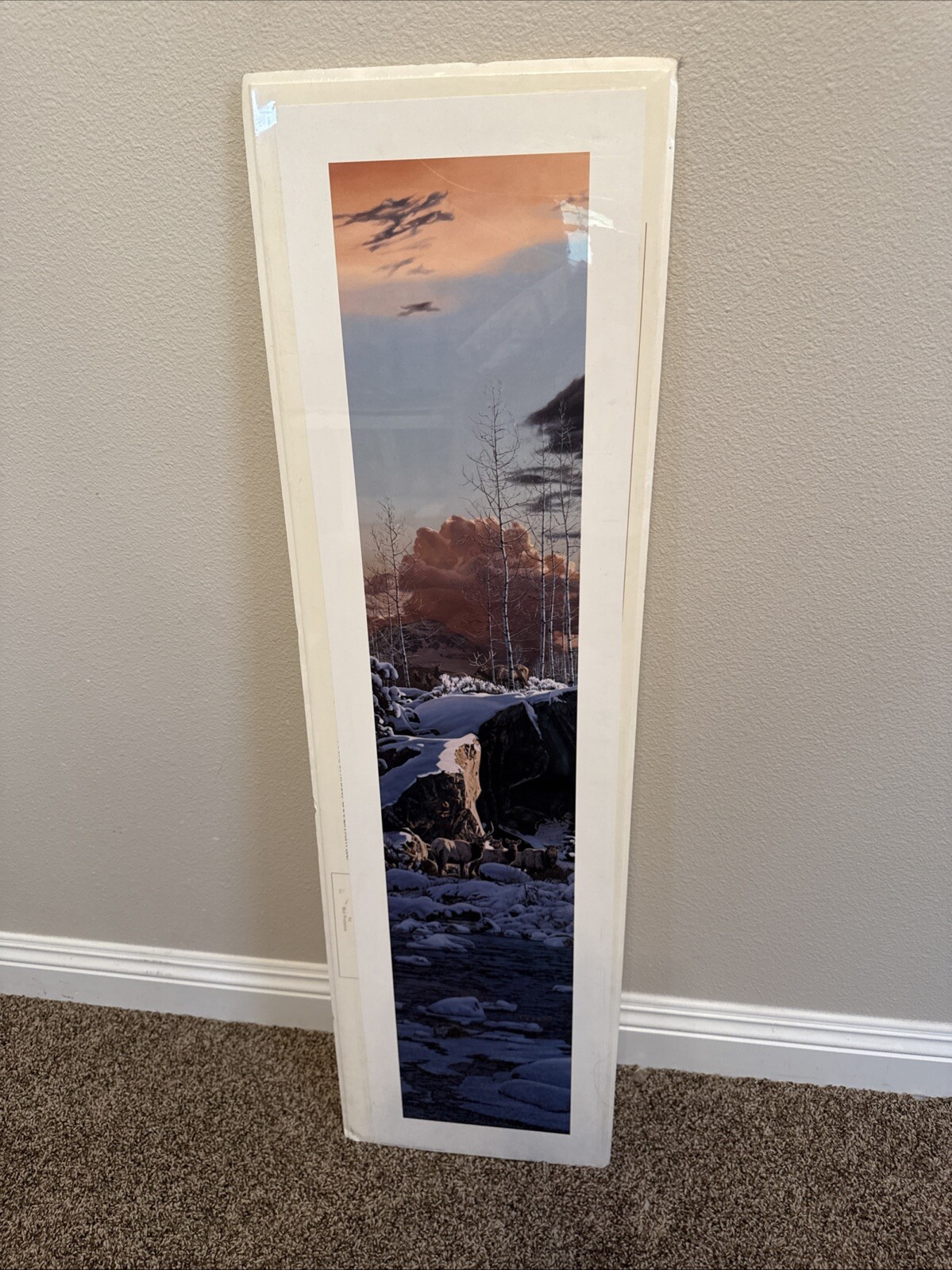 Original Signed Lithograph Breaking The Ice 1991 Rod Frederick Limited 2609/2750