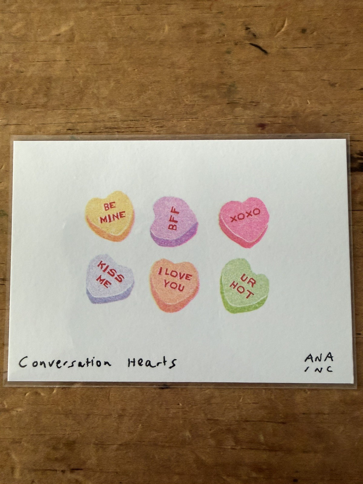Ana Inc Anastasia Inciardi Mini Prints – Valentine’s Day – Conversation Hearts