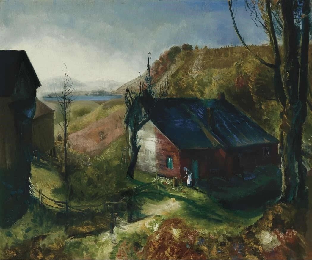 George Bellows – Mountain Farm House VINTAGE poster print Home Decor