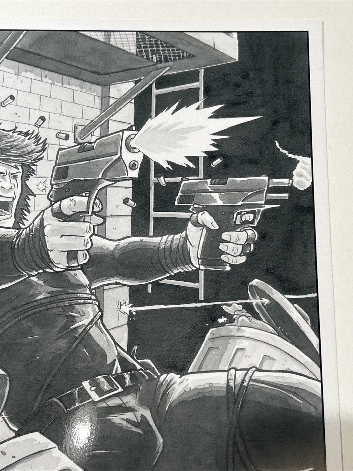 The Crow Punisher 1 Homage Art Print by GCP Comics 8 1/2 X 11 High Quality Epson