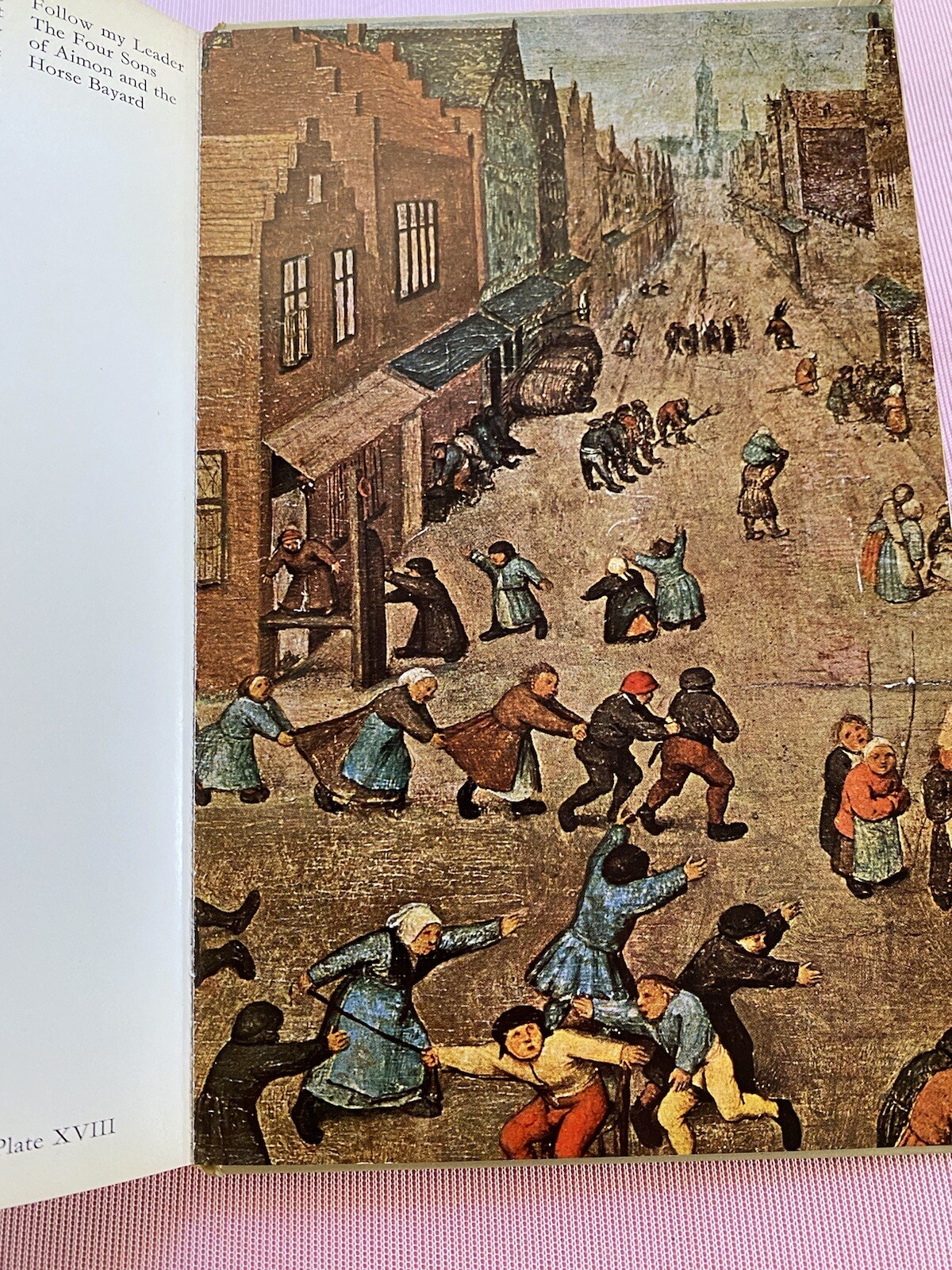 Vintage PIETER BRUEGHEL Painter 1964 Book Color Plates Delightful Art Children