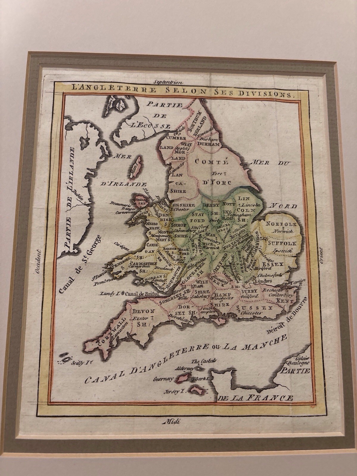 Set Of 3 Antique 18th Century Maps Ireland England Scotland Hand Colored C. 1750