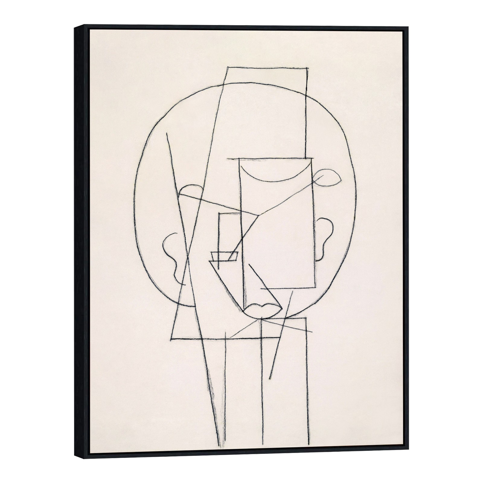 Framed Canvas Giclee Print Wall Art Head 1913, by Pablo Picasso Home Decorations