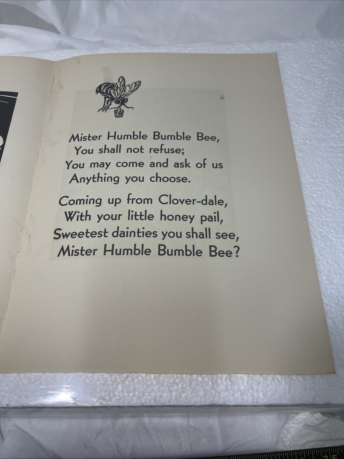 Clara Anna Hatton Artist 1901-1991 Block Print Still Life Art Bumble Bee 1945
