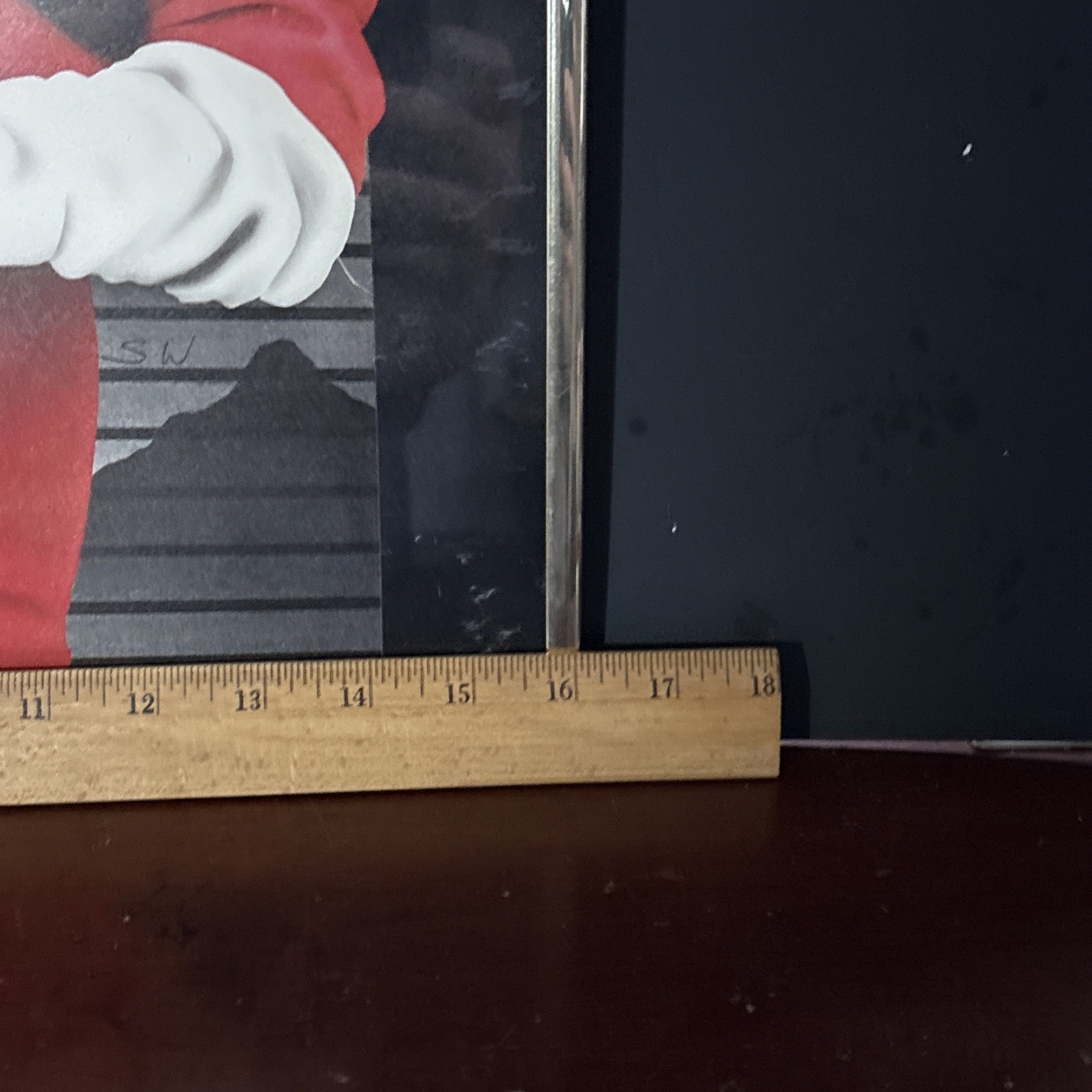 Vintage Art Deco Revival 1980’s Pop Art Framed Print “Lady In Red” Patrick Nagel