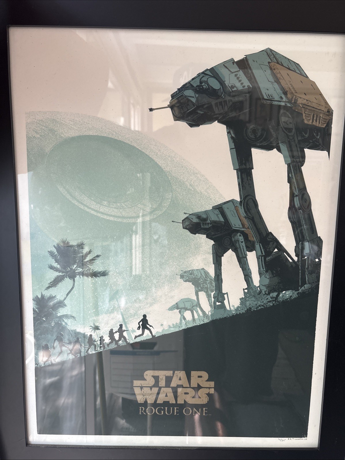 STAR WARS Rogue One Print Poster Matt Ferguson Limited /375