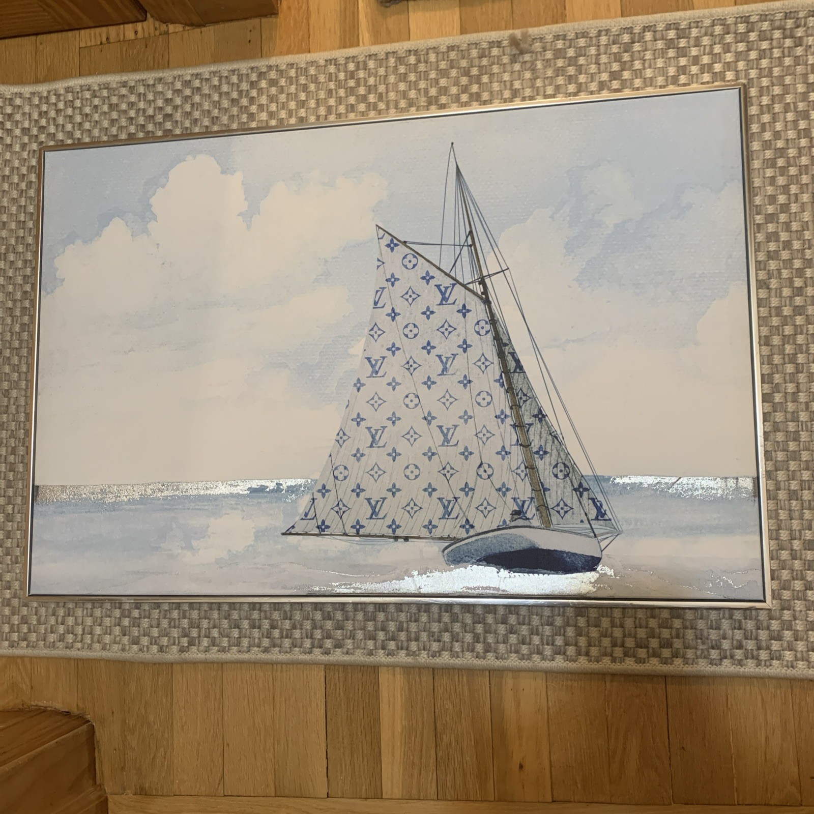 Oliver Gal x Louis Vuitton LV Sailboat At Sea Framed Wall Art 30″ x 20″