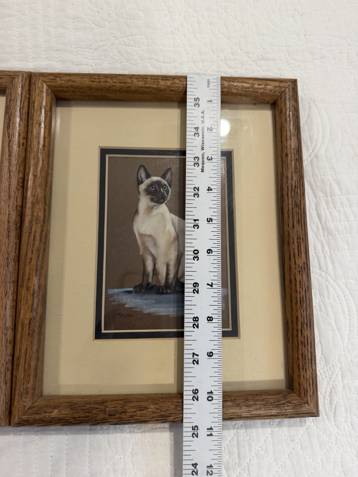 Joanne Graham Signed Numbered Prints Siamese Kittens Cats Ltd Ed Framed Decor