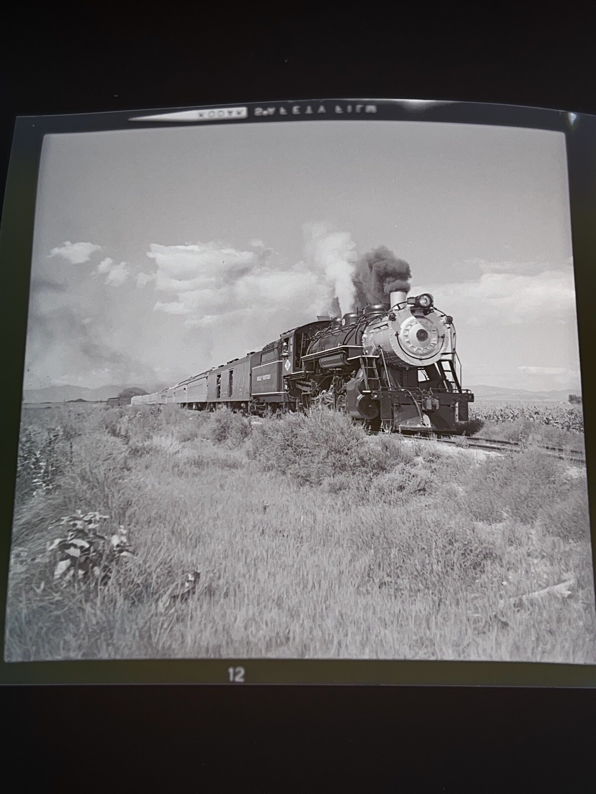 Sept 1963 GW 90 Great Western Railroad Longmont CO 2.5in Orig Negative 22