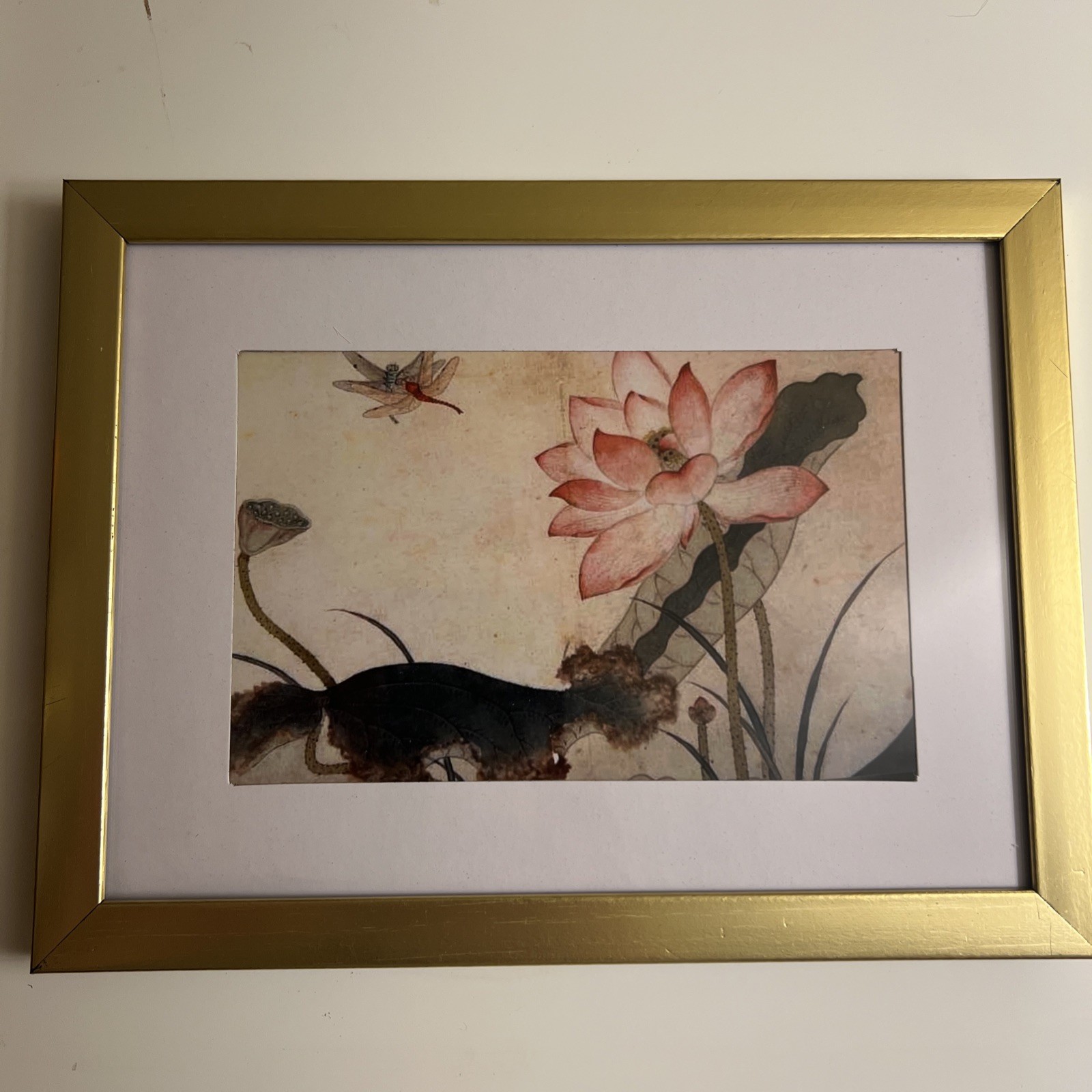 Beautiful Asian Art print framed