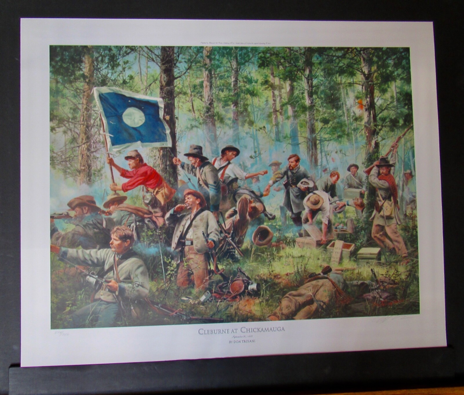 Don Troiani – Cleburne At Chicamauga – Civil War – Never Framed – MINT
