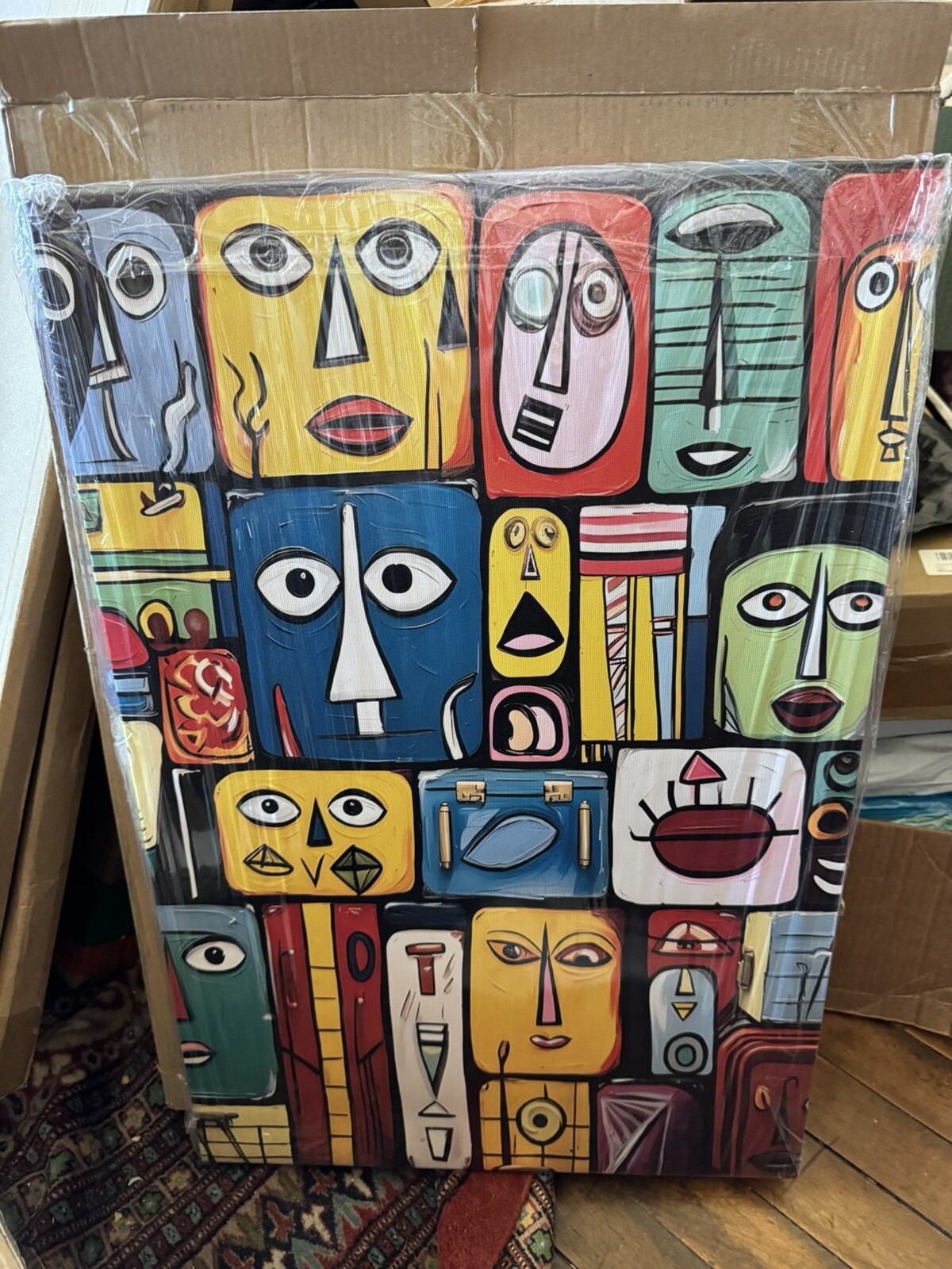 16 x 24 colorful print ready to hang NEW shipping included