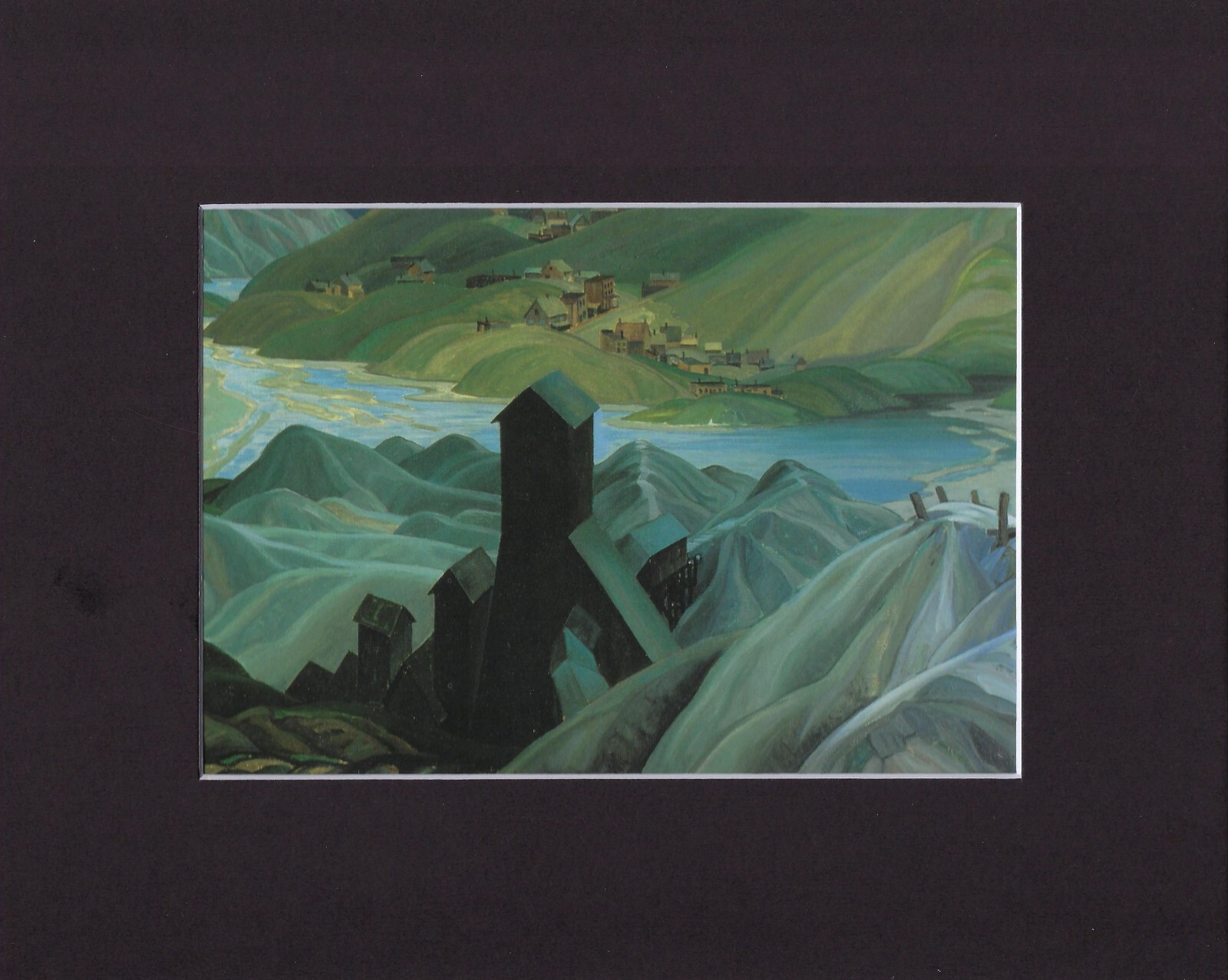 8X10 Matted Print Art Picture Painting (from Group of Seven) Franklin Carmichael