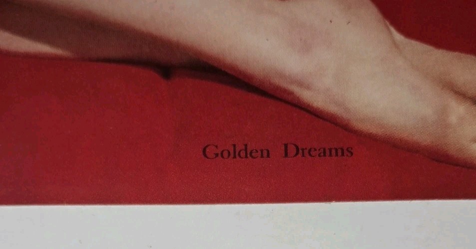Original Print Marilyn Monroe Pin Up Nude Golden Dreams 10 X 8”