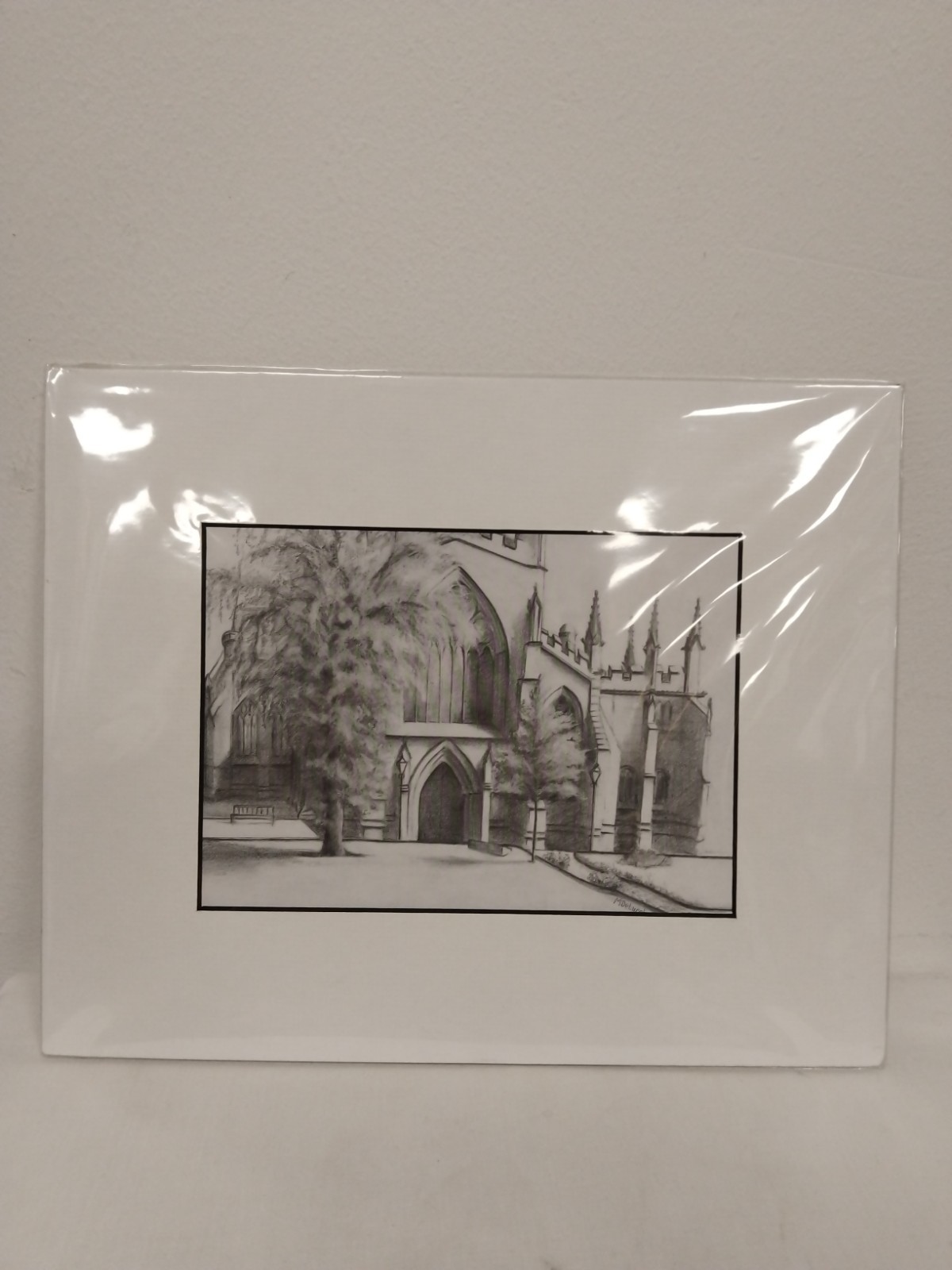 Set of x 4 Street Scenes of Nantwich By DeLucchi Artwork Prints 26cm x 32cm