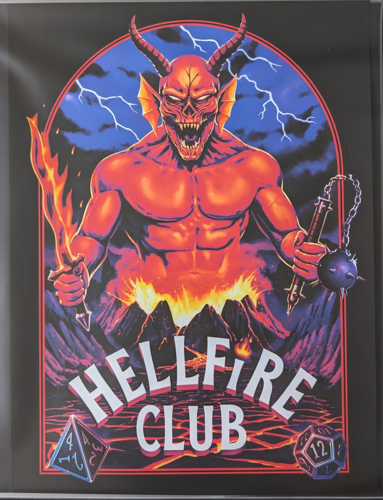 Tom Walker “Hellfire” Bottleneck Gallery Print 18 x 24 D&D Stranger Things