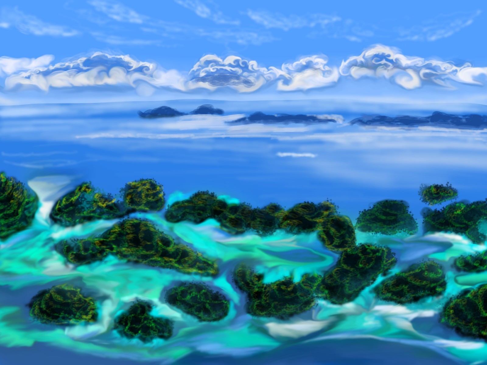Landscape Art Print ACEO