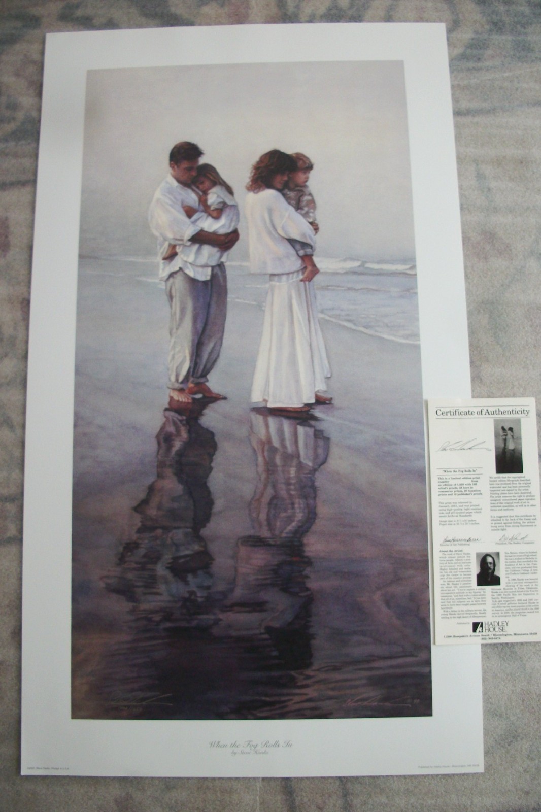 Steve Hanks Ltd Ed. Print “When the Fog Rolls In” – Signed & #1004/1650 Hadley