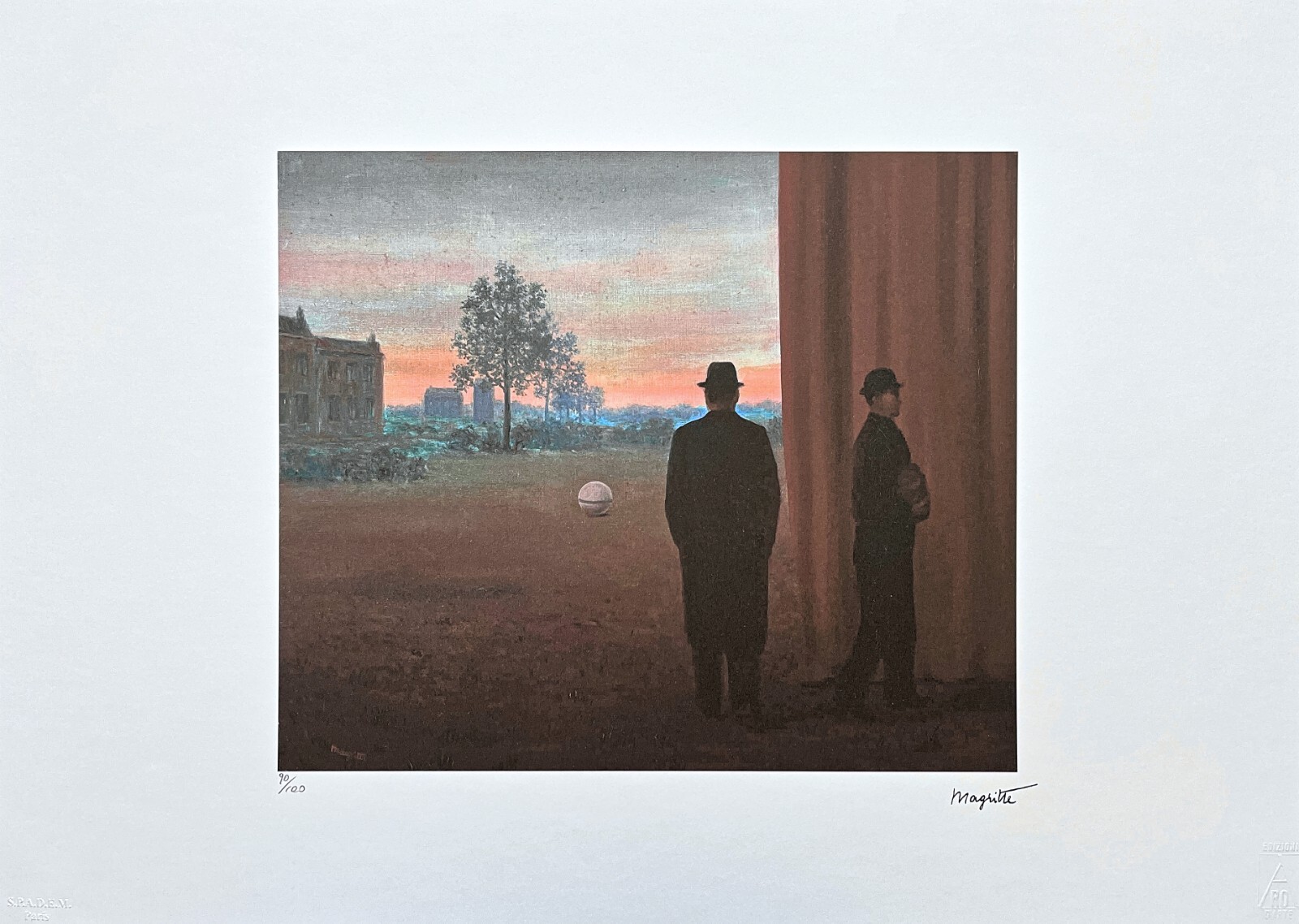 RENÉ MAGRITTE – A la rencontre du plaisir – signed, 90/100, 70x50cm
