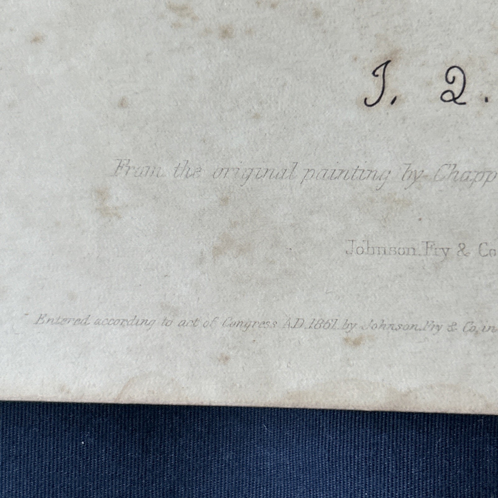 John Quincy Adams Steel Engraving Alonzo Chappel National Gallery 1861
