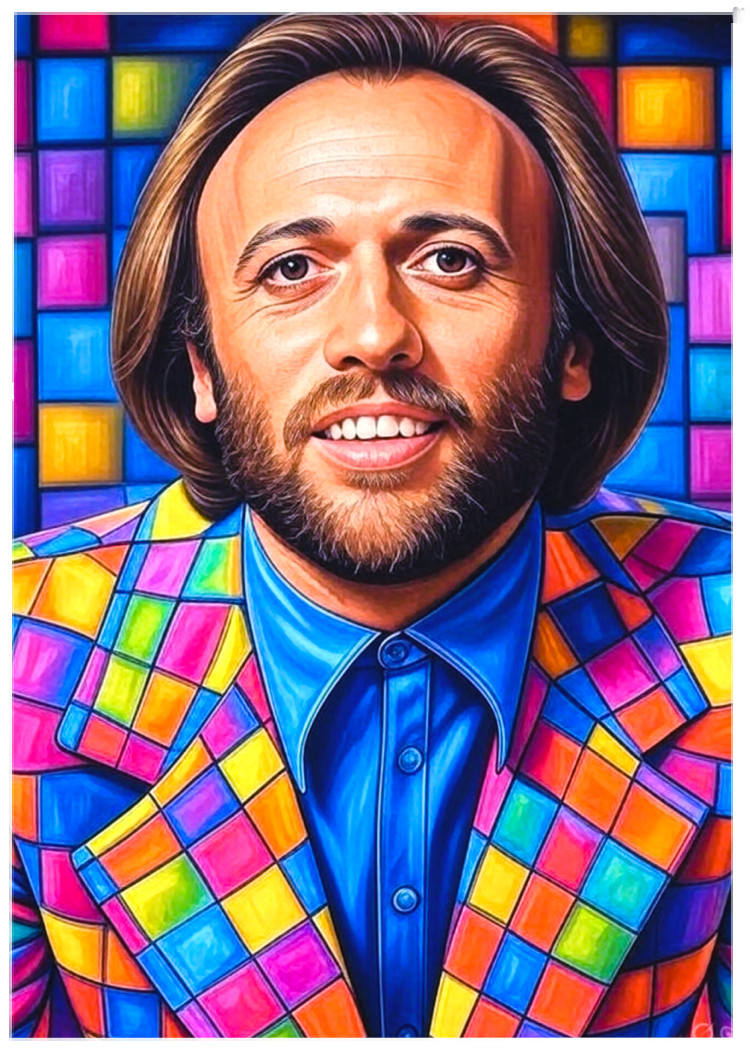 MAURICE GIBB – The Bee Gees * Fun Novelty * MUSIC ARTIST * Art Card * ATC ACEO