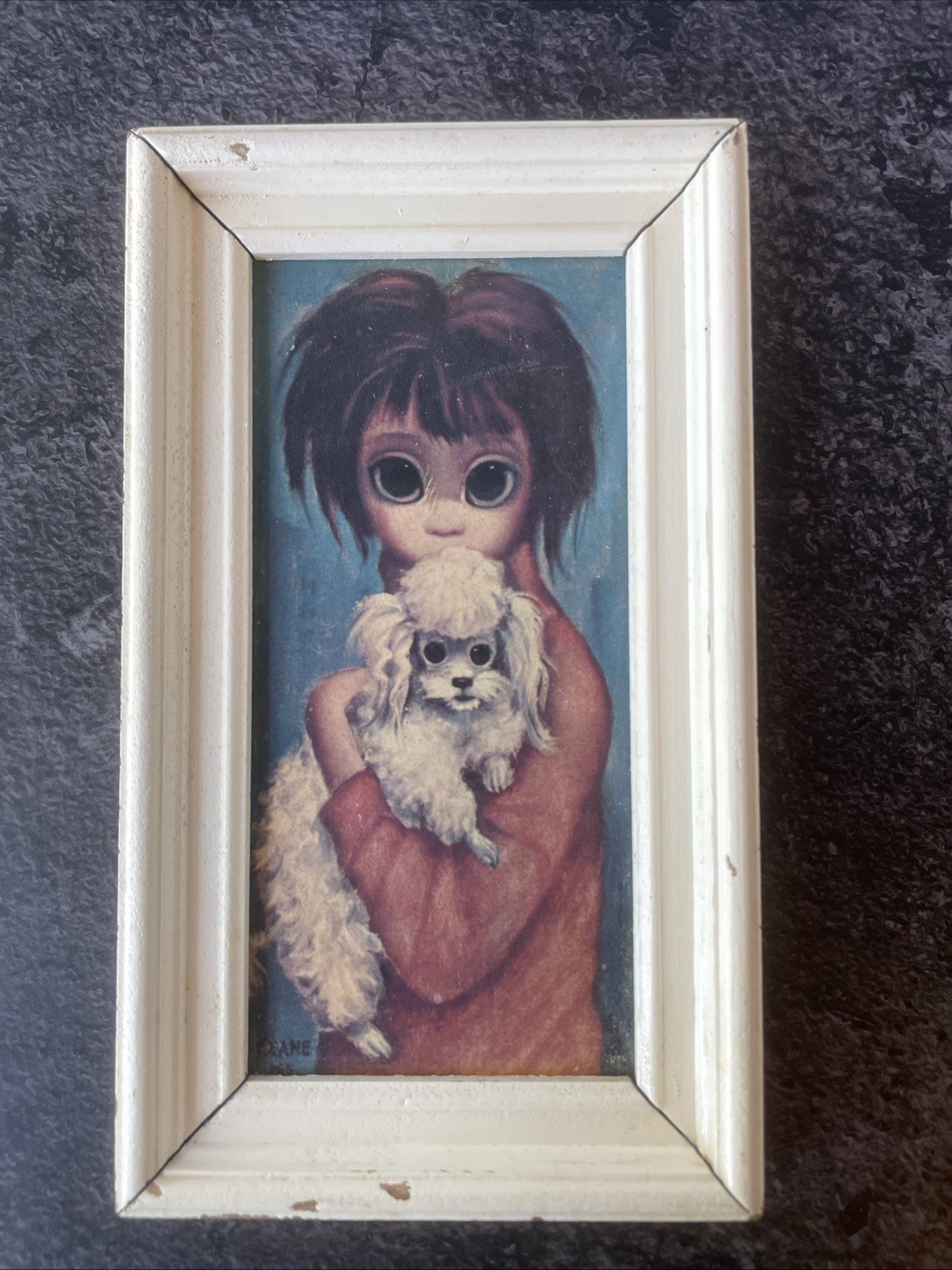 Child with Gauguin Keane Small Framed Print Walter Margaret 1963