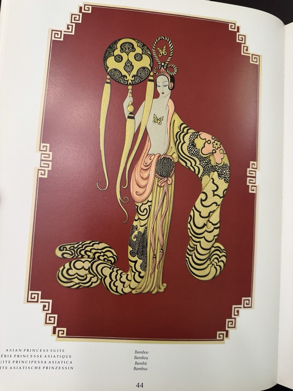 Erté Erte Art Print 1920’s Art Deco Vintage Fashion Print Not Framed Bookplate
