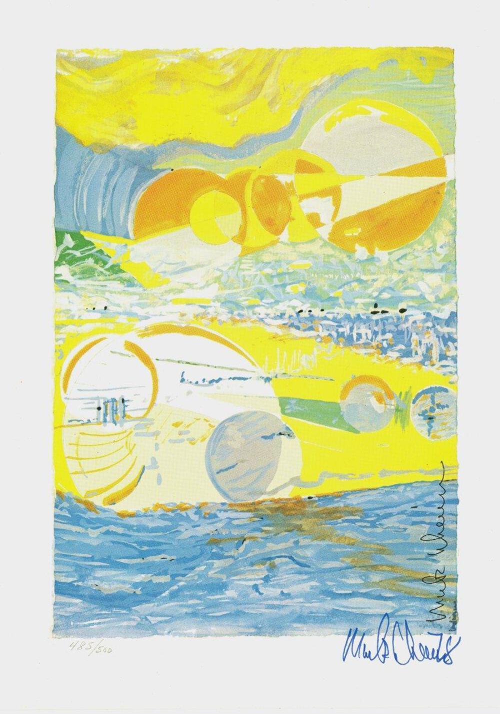 Mark Wiener, Untitled – Sunset, Lithograph, signed and numbered in pencil